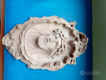 quadro Gesù Cristo intagliato a mano