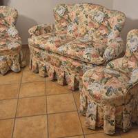 Salottino stile inglese country