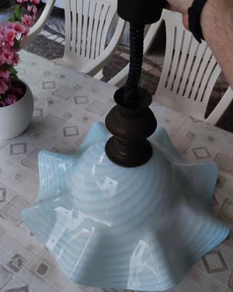 Lampadario in vetro 