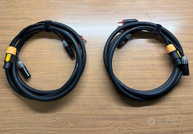 Cavi audio e alimetazione professionali dj/service