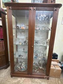 Cristalliera in noce