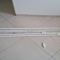 Bastoni per tende scorrevole con corda 6pz.