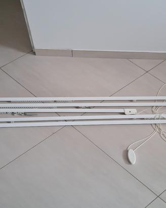 Bastoni per tende scorrevole con corda 6pz.