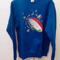 Felpa con pallone rugby