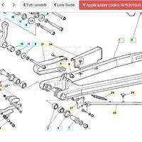 Pattino tendicatena Aprilia Climber 280 AP8201045