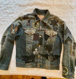 Giubbotto Uomo in jeans nero Delave Levi's Vintage