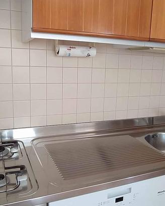 Piano di acciaio inox, 2 vasche + rubinetto Franke