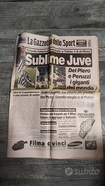 Gazzetta 1996 Coppa Intercontinentale alla Juve 