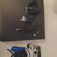 ps4 pro 1 tetra di memoria+2 controller+2 giochi 