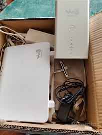 router  5g  ZTE MC 7010 + ROUTER WIND TRE