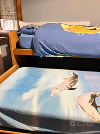 Coppia di letti a scomparsa 