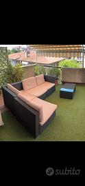 Divanetto in rattan