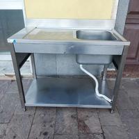 Lavabo in acciaio per ristorazione
