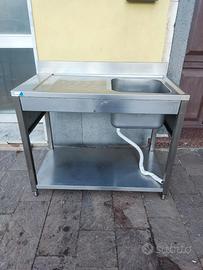 Lavabo in acciaio per ristorazione