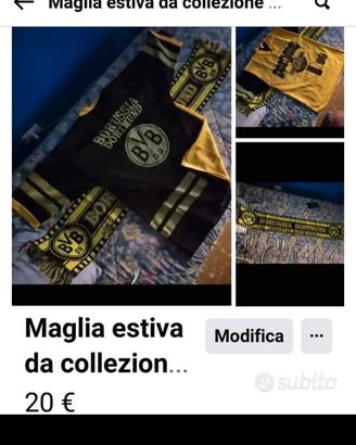 sport Maglia e Sciarpa Borussia 2009 Bicolore 