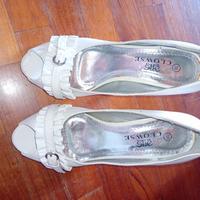 scarpe bianche tacco taglia 36