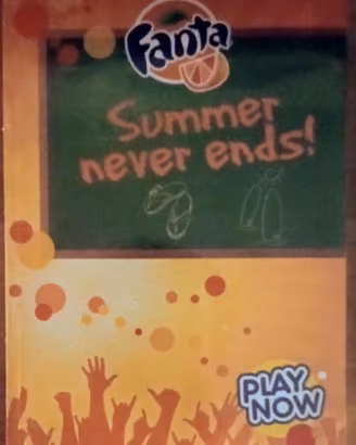 Quaderno Vintage Fanta Summer anni 90 