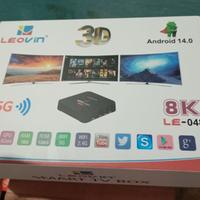 Smart box TV android 8k 5g completo