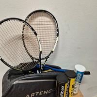 Kit tennis 2 racchette head borsa e palline