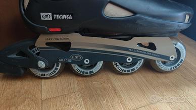 Pattini in line Tecnica