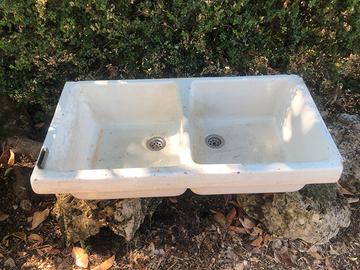 Lavello due vasche in ceramica