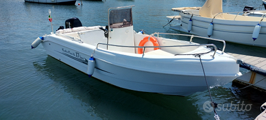 Barca vetroresina con motore 40cv