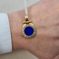 Ciondolo Bulgari in Oro 18 kt e Lapislazzuli