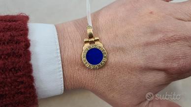 Ciondolo Bulgari in Oro 18 kt e Lapislazzuli