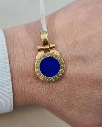 Ciondolo Bulgari in Oro 18 kt e Lapislazzuli