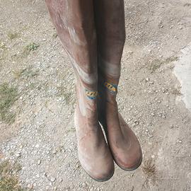 Stivali da pesca nuovi tutta coscia num. 41