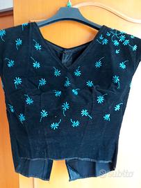 Gilet donna velluto elegante