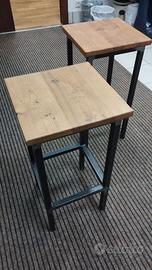Sgabelli metallo e legno