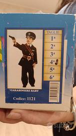 Vestito carnevale da carabiniere