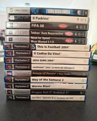 Giochi ps2, psp e UMD per psp