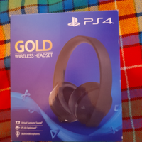 Wireless headset Gold ps4