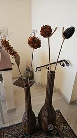 Vasi in vimini/rattan.