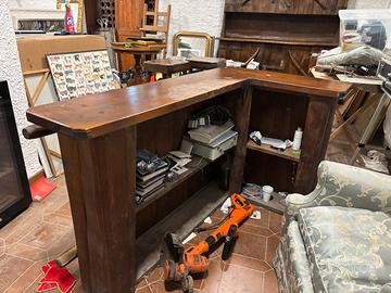 Mobile bar legno fatto a mano