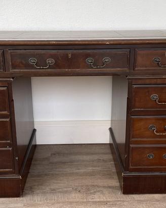Scrivania scrittoio legno massello stile antico