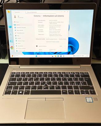 HP 830 G5 i5 - 8gb ram - 256gb ssd - Win 11 Pro