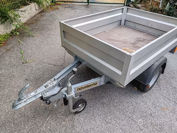 Rimorchio Novatecno trasporto materiali  380 Kg 