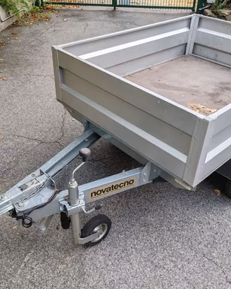 Rimorchio Novatecno trasporto materiali  380 Kg 