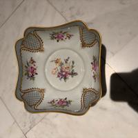 Centro Tavola Limoges France Porcellana e Oro