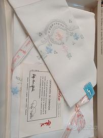 12 asciugamani in puro lino vintage