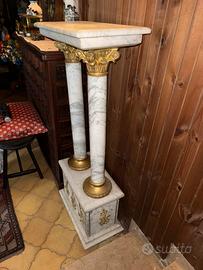 Colonna in marmo 2 pezzi