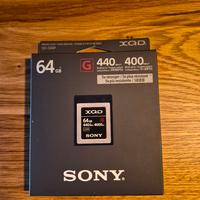 Sony scheda XQD serie G 64Gb