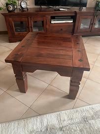 Tavolino legno acacia