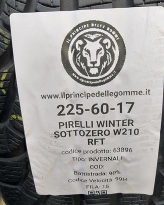 2 GOMME 225 60 17 PIRELLI A63896