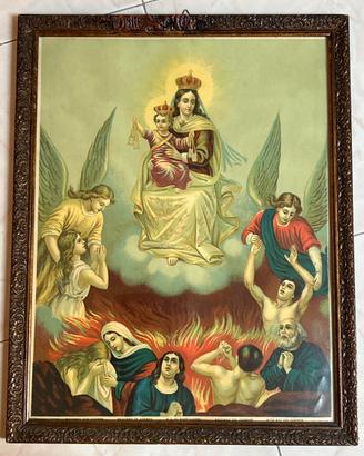 Quadro stampa religiosa “Madonna del Carmine”
