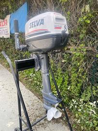 Motore fuoribordo Selva Black Bass 8 CV gambo lung