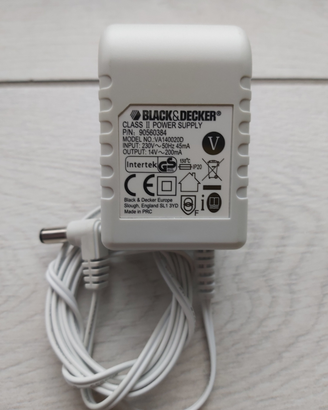 Black & Decker Carica Batteria Alimentatore